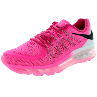 Nike Kids Air Max 2015 (Gs) Pink Pow/Black/Vivid Pink/White Running Shoe