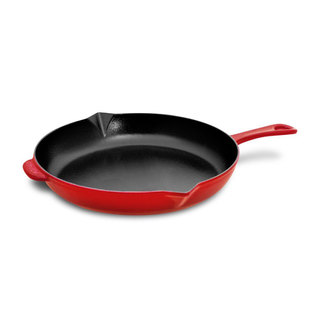 Staub Cherry Red Cast Iron 12-inch Fry Pan