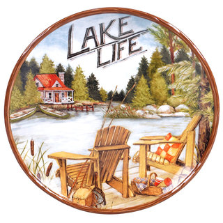 Certified International Lake Life 13-inch Round Platter