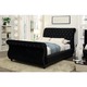 Furniture of America Cown Contemporary Flannelette Tufted Sleigh Bed - Thumbnail 7