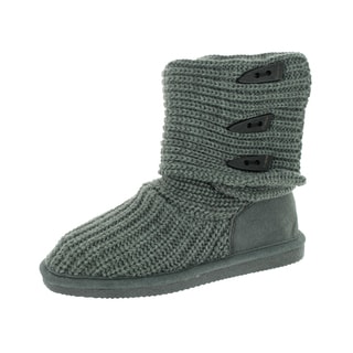 Bearpaw Women's Knit Tall Grey Boot