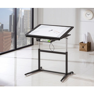 Coaster Company Black Adjustable Drafting Desk