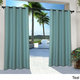 ATI Home Indoor/ Outdoor Solid Cabana Grommet Top Curtain Panel Pair