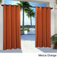 ATI Home Indoor/ Outdoor Solid Cabana Grommet Top Curtain Panel Pair