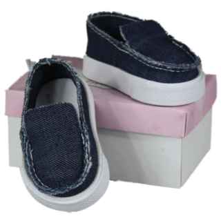 The Queen's Treasures Blue Canvas Shoe fits 18" Girl Dolls