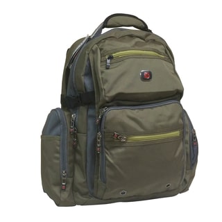 Swiss Gear Breaker Olive Polyester 16-inch Laptop Backpack