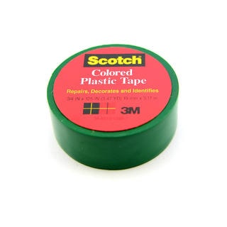 Colored Plastic Tape [Pack of 18]