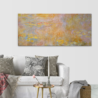 Claude Monet 'Water Lily 2' Canvas Wall Art