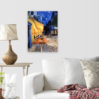 Vincent Van Gogh 'The Cafe Terrace on the Place de Forum in Arles at Night' Canvas Print Wall Art