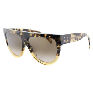 Celine CL 41026 VNN Shadow Honey Havana Beige Plastic Fashion Brown Gradient Lens Sunglasses