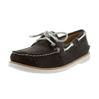 Sperry Women's Top-sider Gold Authentic Original 2-eye Black Boat Shoe