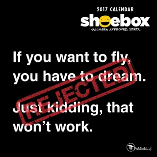 Shoebox Eco-friendly 2017 Mini Calendar