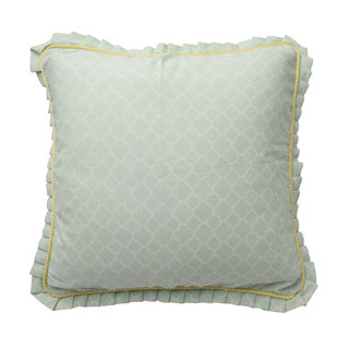 Waverly Fleuretta Green Square 20-inch Cotton Decorative Accessory Throw Pillow