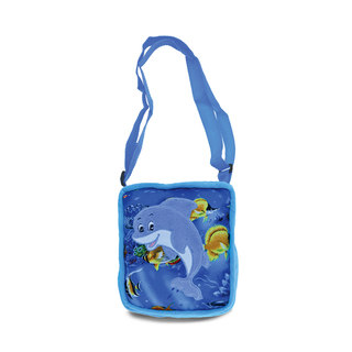 Puzzled Dolphin 8-inch Shoulder Bag
