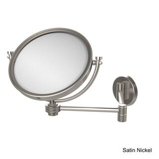 Allied Brass 8-inch 3x Magnification Dotted Accent Wall Mounted Extending Make-up Mirror
