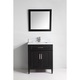 Vanity Art 30-inch Single Sink Bathroom Vanity Set with Carrara Marble Top - Thumbnail 0