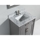 Vanity Art 30-inch Single Sink Bathroom Vanity Set with Carrara Marble Top - Thumbnail 4