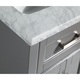 Vanity Art 30-inch Single Sink Bathroom Vanity Set with Carrara Marble Top - Thumbnail 7