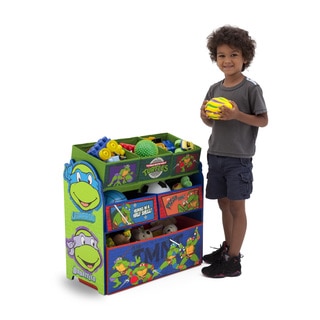 Nickelodeon Teenage Mutant Ninja Turtles Multi-bin Toy Organizer
