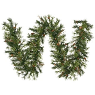 Vickerman 9-foot x 12-inch Mixed Country Pine Garland with 200 Tips