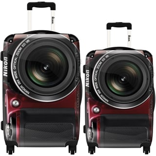 iKase 'Camera Nikon' 2-piece Fashion Harside Spinner Luggage Set
