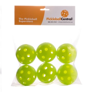PickleballCentral 6 Pack Green Jugs Indoor Pickleball