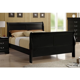 Coaster Company Louis Philippe Black Sleigh Bed