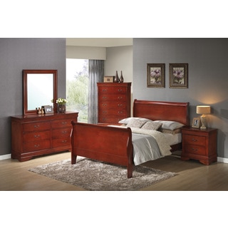 Coaster Company Louis Philippe Cherry Sleigh Bed