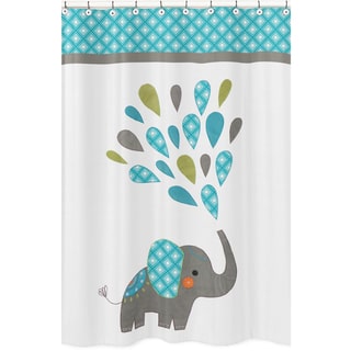 Mod Elephant Shower Curtain