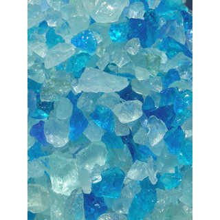 Exotic Pebbles & Aggregates EG10-L08 10-pound Bahama Blend Glass Pebbles