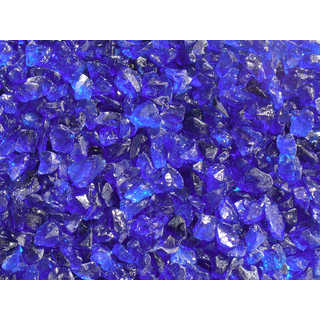 Exotic Pebbles & Aggregates EG02-L05S 2-pound Ocean Blue Glass Pebbles