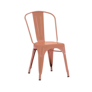 Amalfi Matte Copper Steel Side Chair (Set of 4)