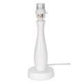 Sweet Jojo Designs Solid White Plastic Universal Decorative Lamp Base