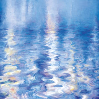 Sandy Doonan 'Aquarion I' Blue Canvas Art Piece