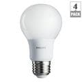 Philips 461129 60-watt Soft White A19 LED Light Bulbs (Pack of 4)
