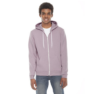 Unisex Big and Tall Mauve Flex Fleece Zip Hoodie