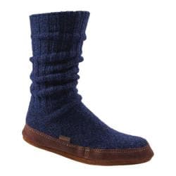 Acorn Slipper Sock Cobalt Ragg Wool