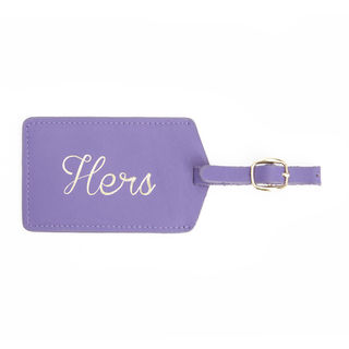 ROYCE Luxury Luggage Hang Tag ID in Genuine Leather 'Hers'