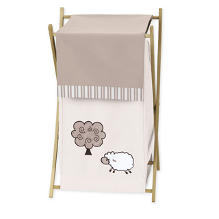 Sweet Jojo Designs Little Lamb Collection Laundry Hamper