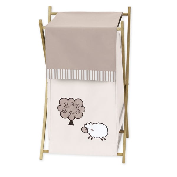 Sweet Jojo Designs Little Lamb Collection Laundry Hamper. Opens flyout.