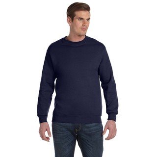 50/50 DryBlend Fleece Men's Crew-Neck Navy Sweater