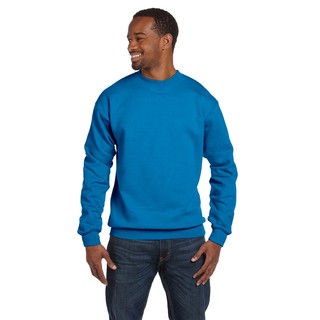 Ringspun Men's Crew-Neck Sapphire Sweater
