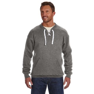 Sport Men's Lace Crew-Neck Charcoal Heather Sweater