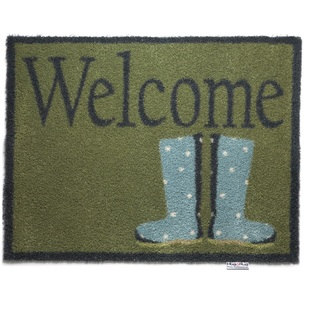 Hug Rug Eco-Friendly Dirt Trapper Wellie Boots Washable Accent Rug (2'1.5 x 2'9.5)