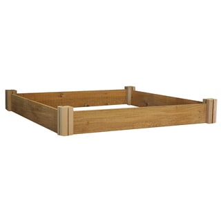 Gronomics MRGM-1L-48-48 48 inches x 48 Inches 1-Level Unfinished Cedar Raised Garden Bed