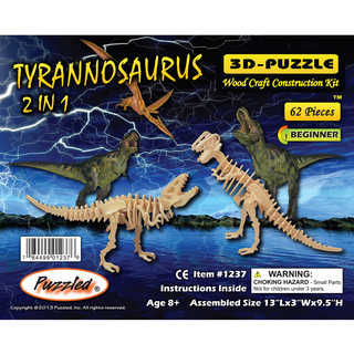 Puzzled Tyrannosaurus 2-in-1 3D Puzzle