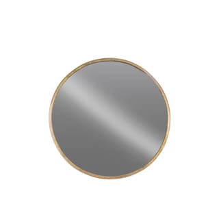 Urban Trends Collection Tarnished-finished Gold Metal Round Wall Mirror