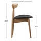 Norwegian Danish Tapered Dining Chairs (Set of 2) iNSPIRE Q Modern - Thumbnail 11