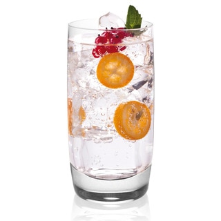 Krosno Clear Glass 15-ounce Tall Tumblers (Set of 4)