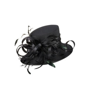 Giovanna Signature Women's Feather and Ribbon Hat